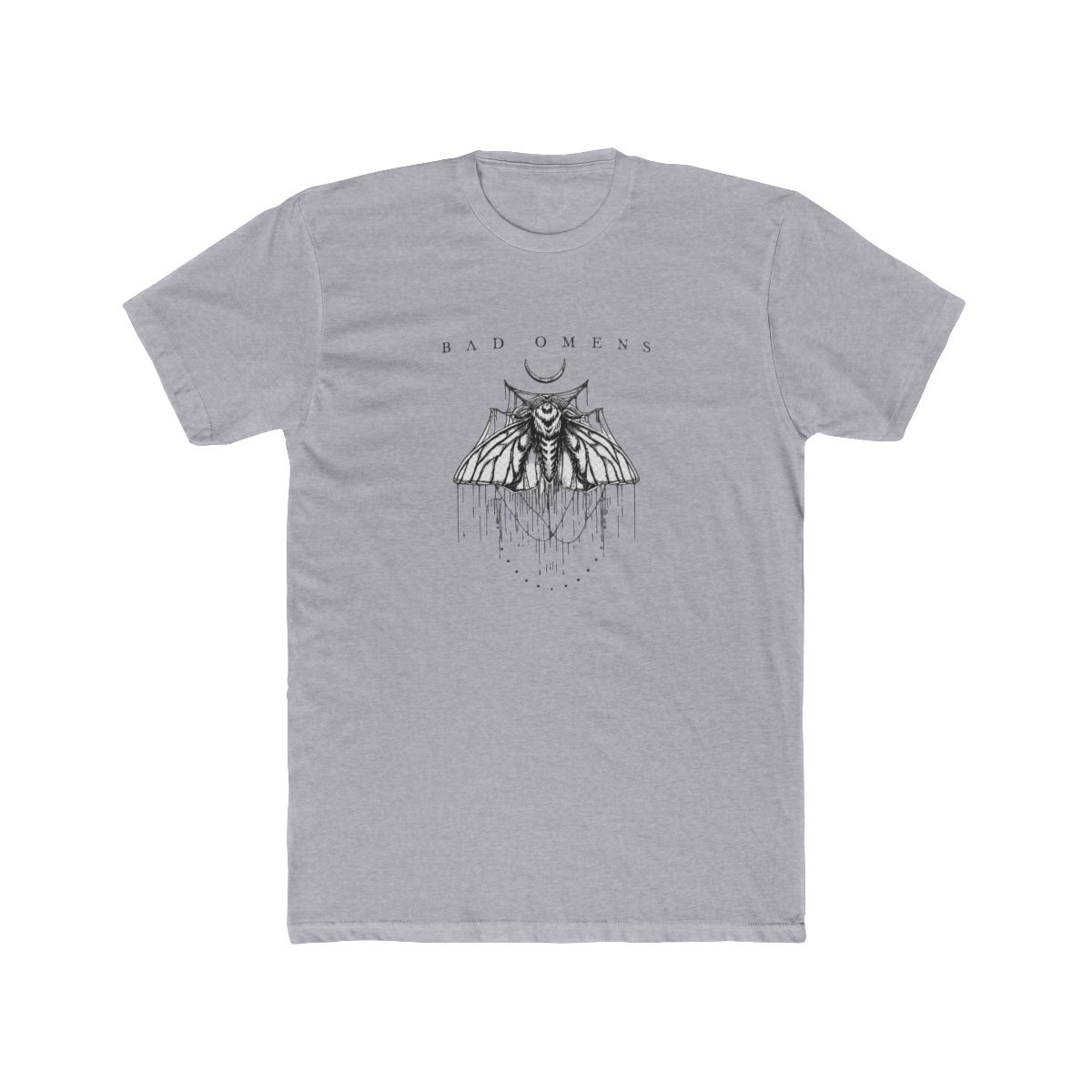 Bad Omens Moth Graphic T Shirt - Goth Superstition Fan Gift - alternate angle 4, merchandise