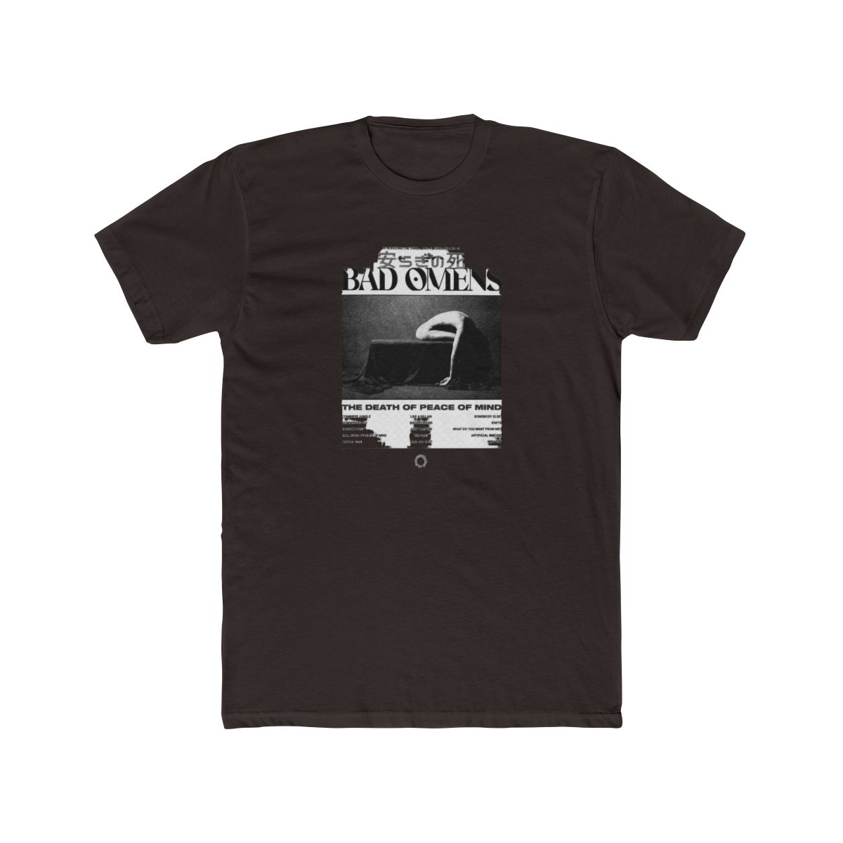 Bad Omens - Tracklist - T Shirt - alternate angle 2, merchandise