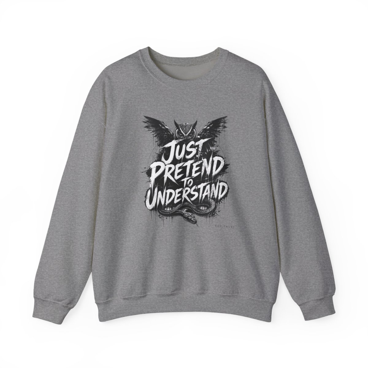 Bad Omens "Just Pretend to Understand" Crewneck - alternate angle 2, merchandise
