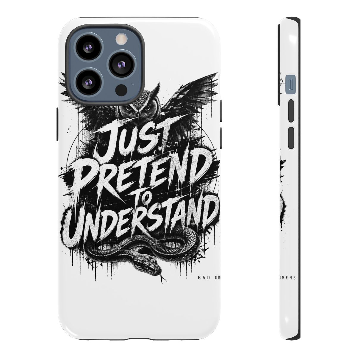 Bad Omens "Just Pretend to Understand" Phone Case - alternate angle 2, merchandise