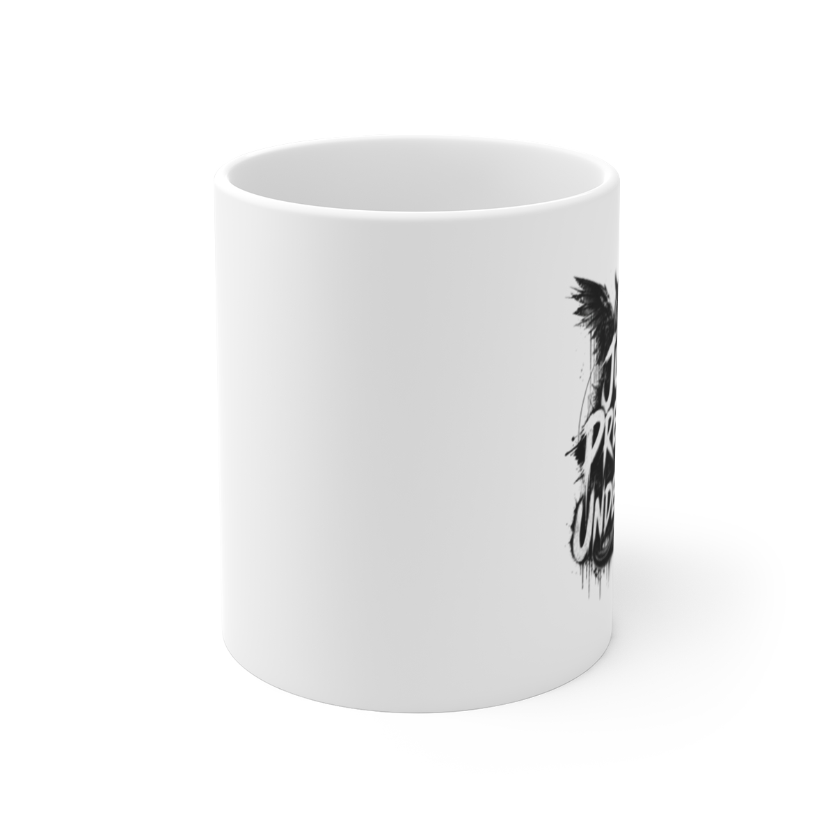 Bad Omens "Just Pretend to Understand" White Mug - alternate angle 1, merchandise