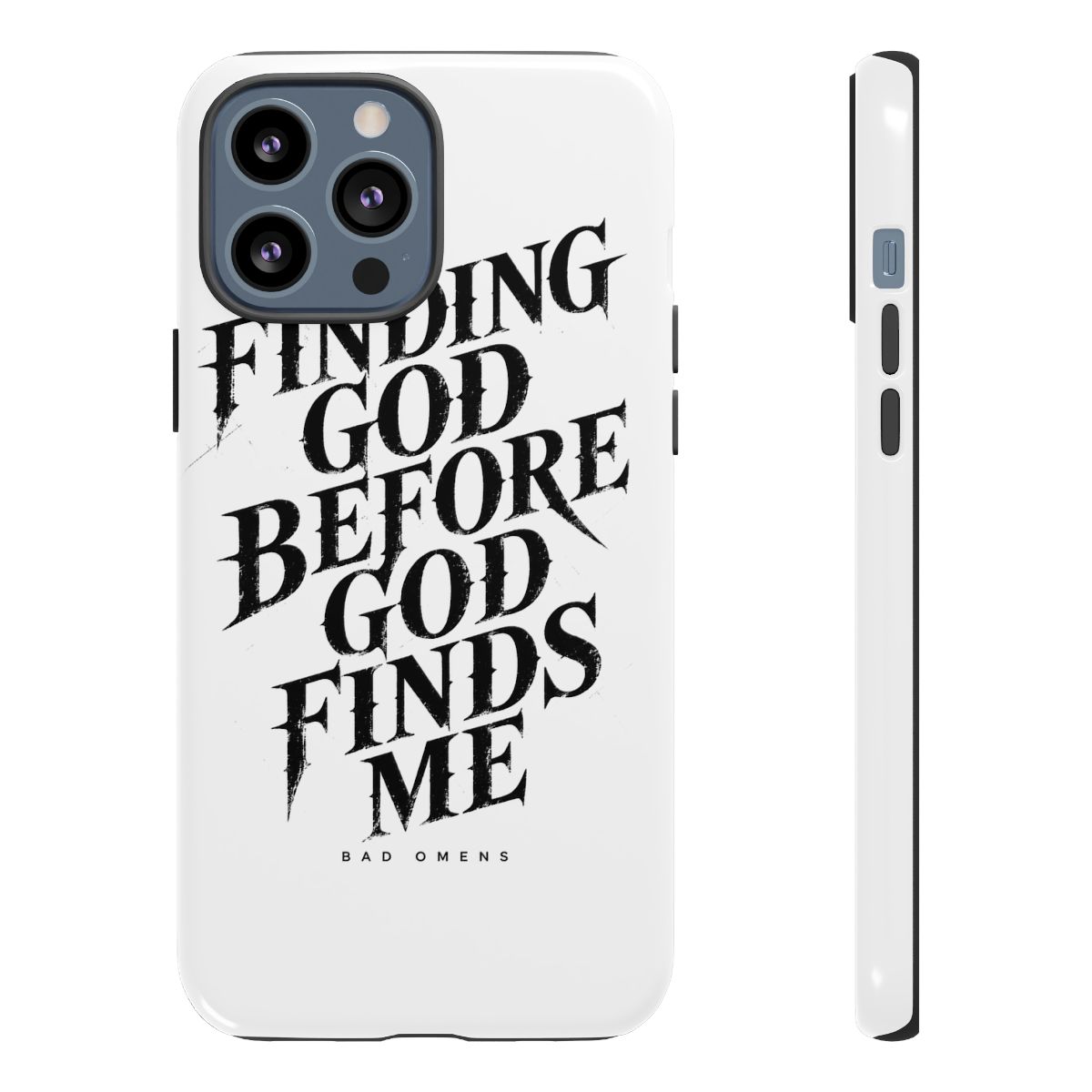Bad Omens "Finding God Before God Finds Me" Phone Case - alternate angle 2, merchandise
