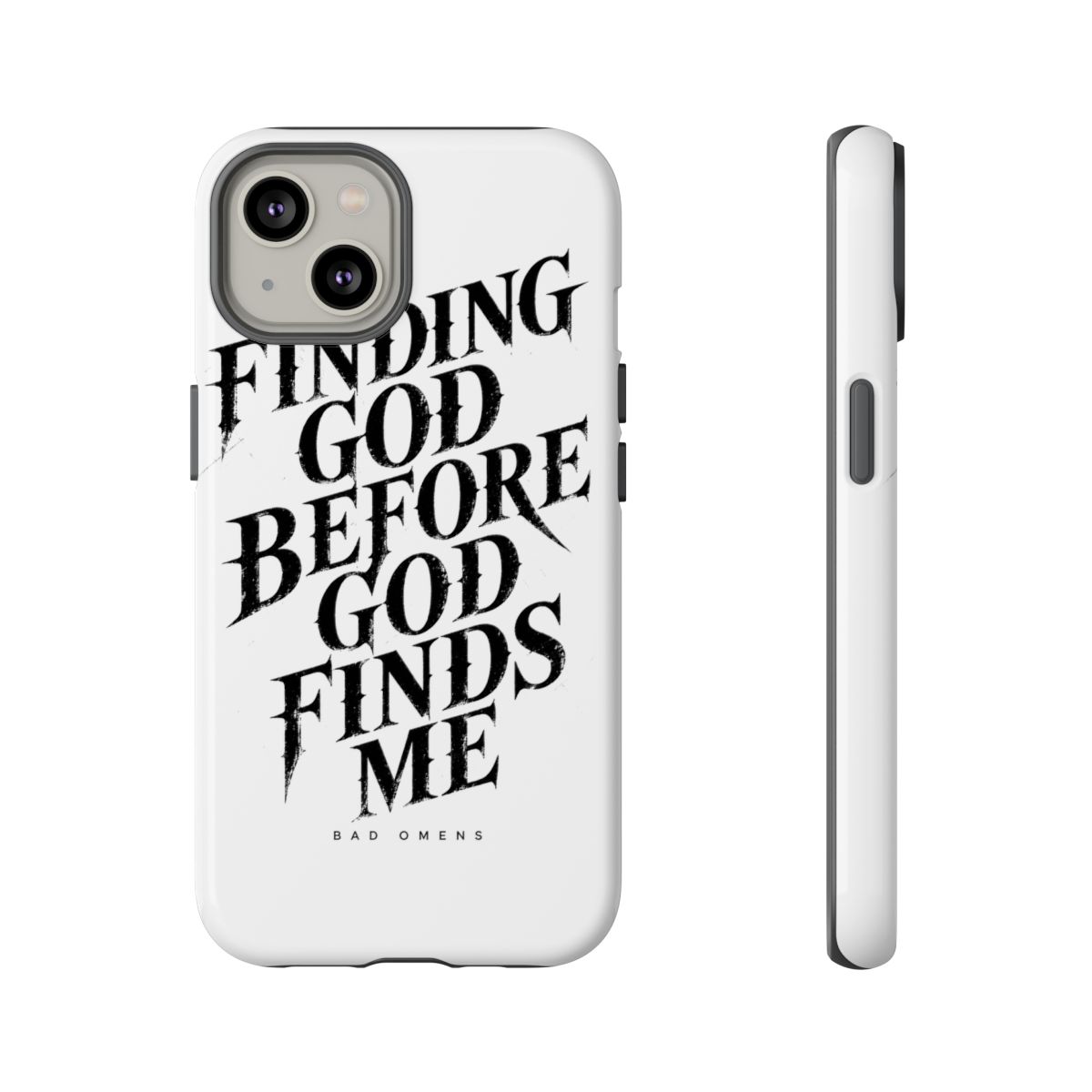 Bad Omens "Finding God Before God Finds Me" Phone Case - alternate angle 3, merchandise