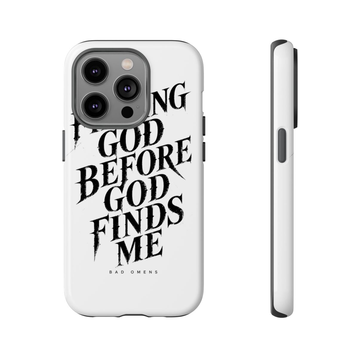 Bad Omens "Finding God Before God Finds Me" Phone Case - alternate angle 4, merchandise