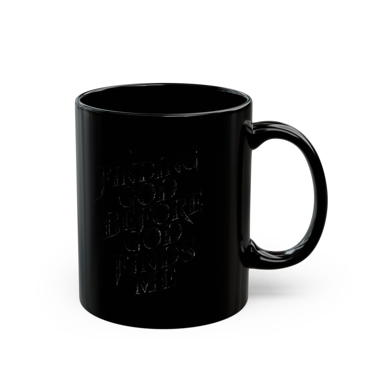 Bad Omens "Finding God Before God Finds Me" Black Mug