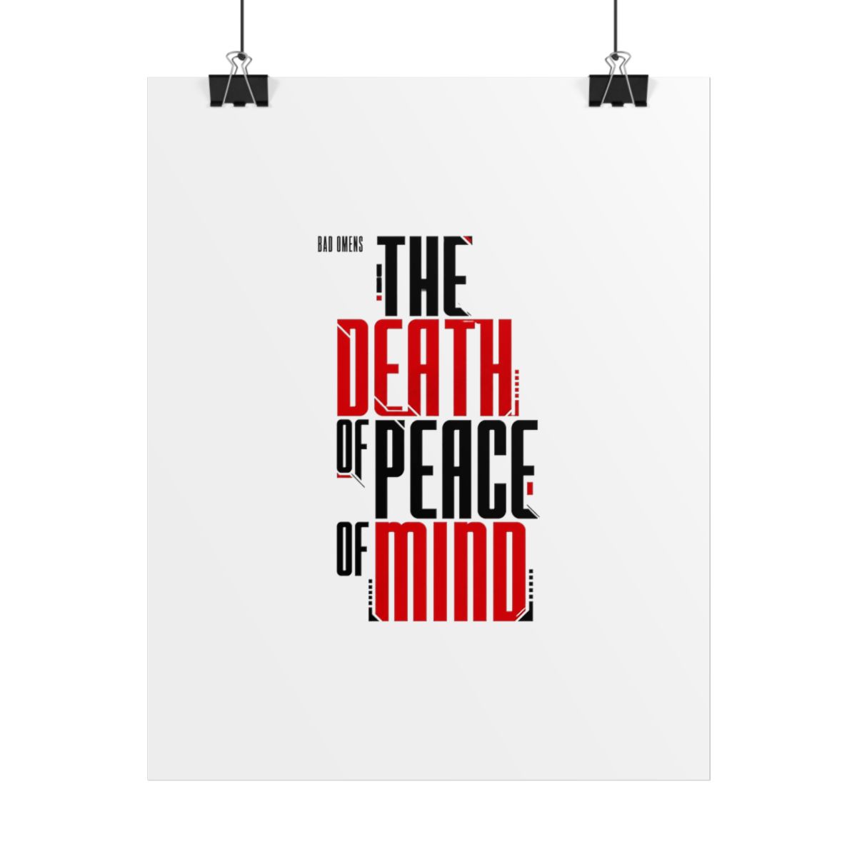 Posters & Wall Art - Bad Omens accessories collection
