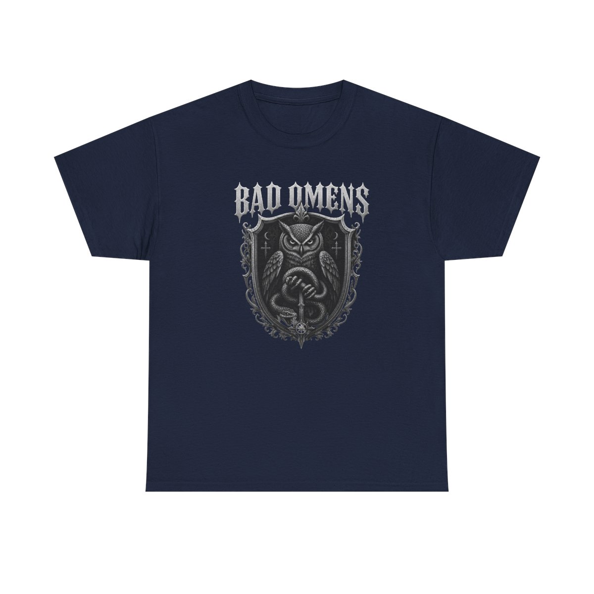 Bad Omens Talons Gothic Shield Unisex Unisex Tee - alternate angle 3, merchandise