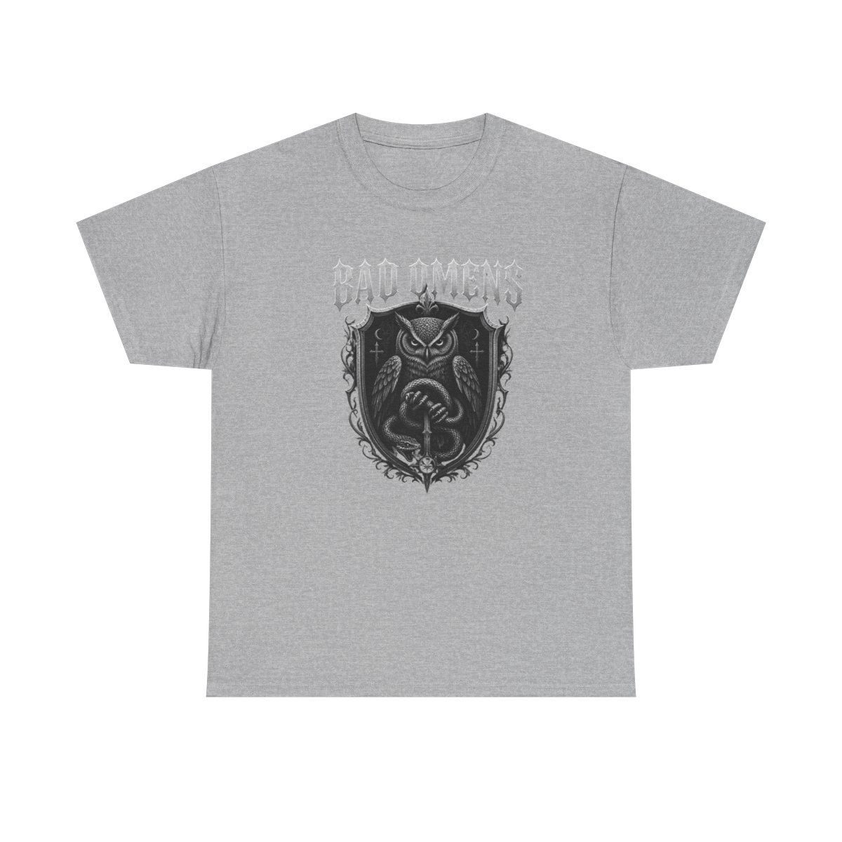Bad Omens Talons Gothic Shield Unisex Unisex Tee - alternate angle 2, merchandise
