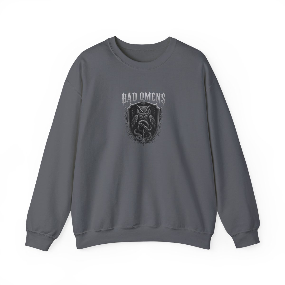 Bad Omens Talons Gothic Shield Crewneck - alternate angle 3, merchandise