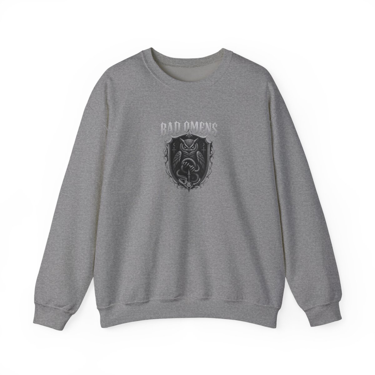 Bad Omens Talons Gothic Shield Crewneck - alternate angle 2, merchandise
