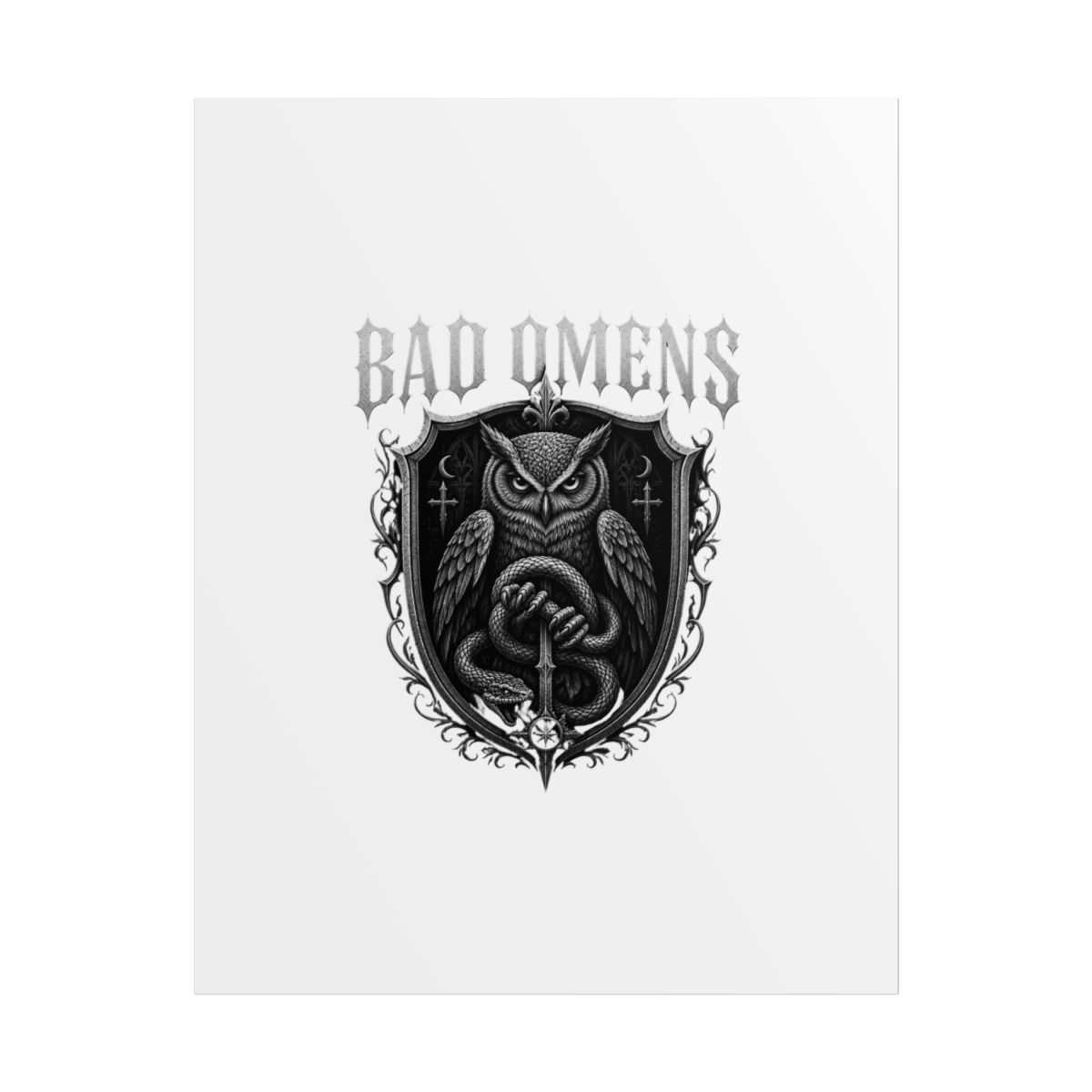 Bad Omens Talons Gothic Shield Poster - alternate angle 1, merchandise