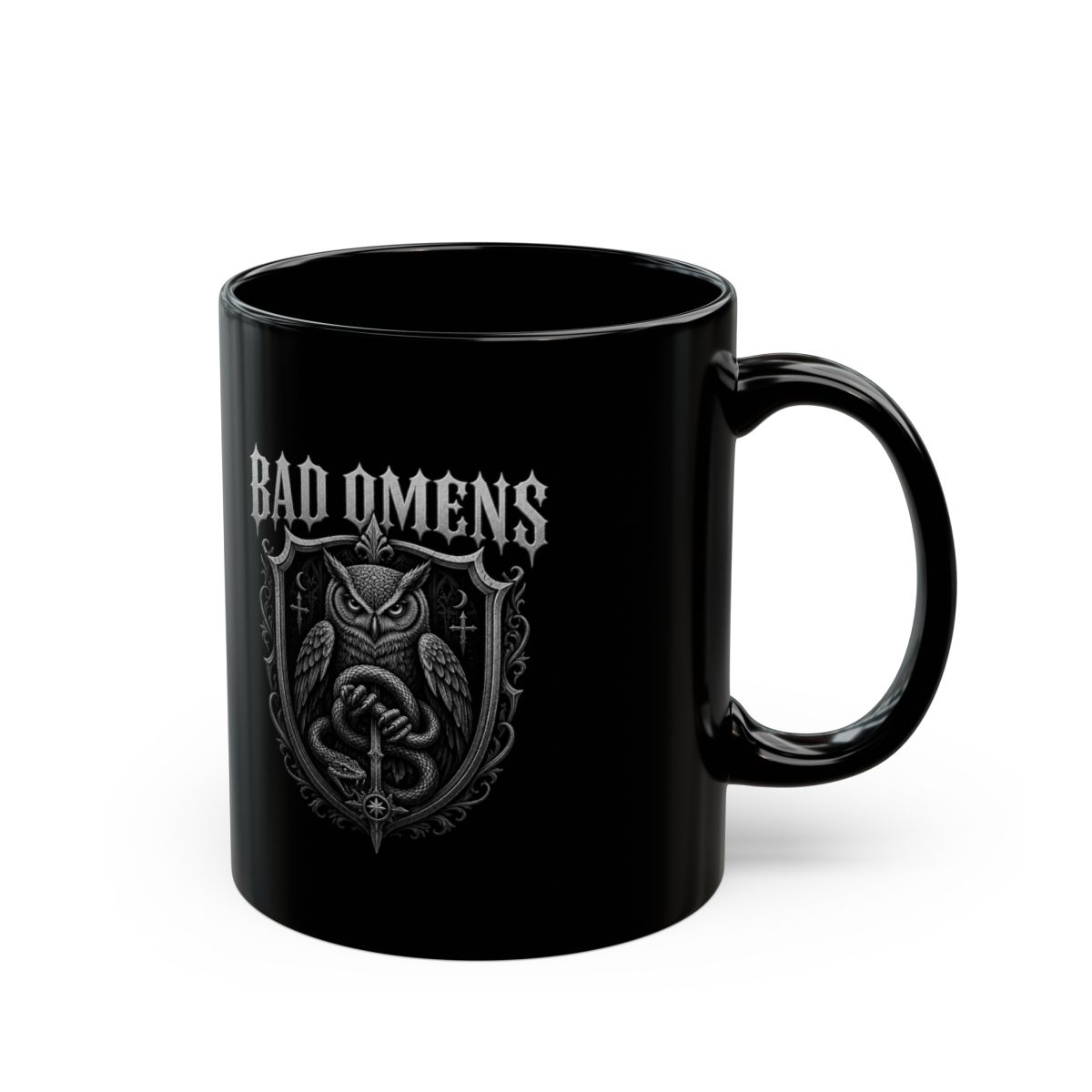 Bad Omens Talons Gothic Shield Mug