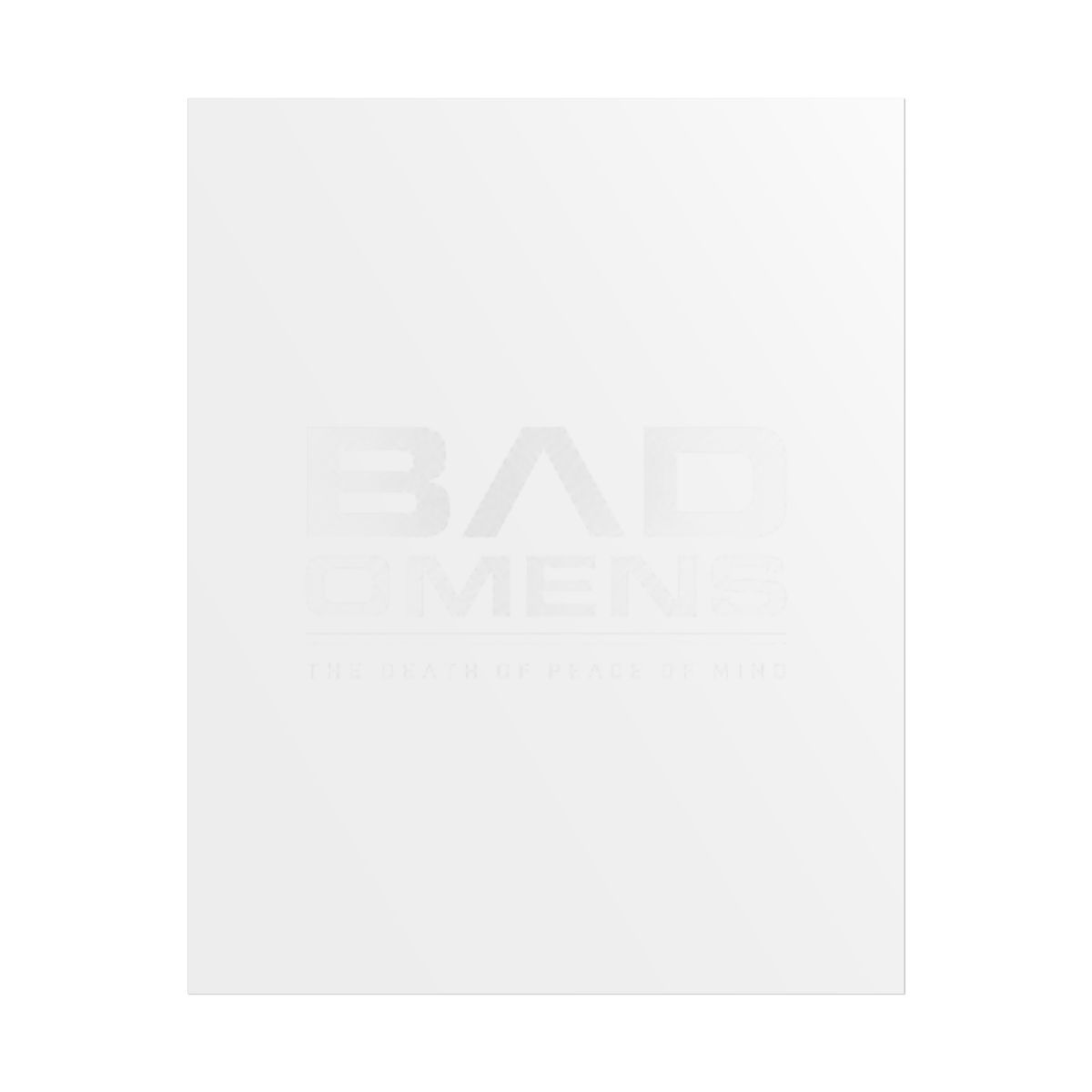 Bad Omens "BAD OMENS" Poster - Official Posters & Wall Art merchandise
