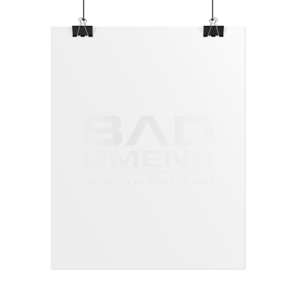 Bad Omens "BAD OMENS" Poster