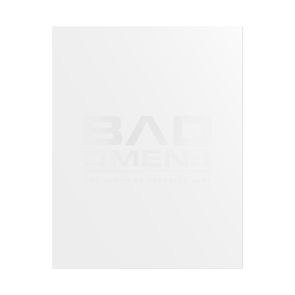 Bad Omens "BAD OMENS" Poster - alternate angle 1, merchandise