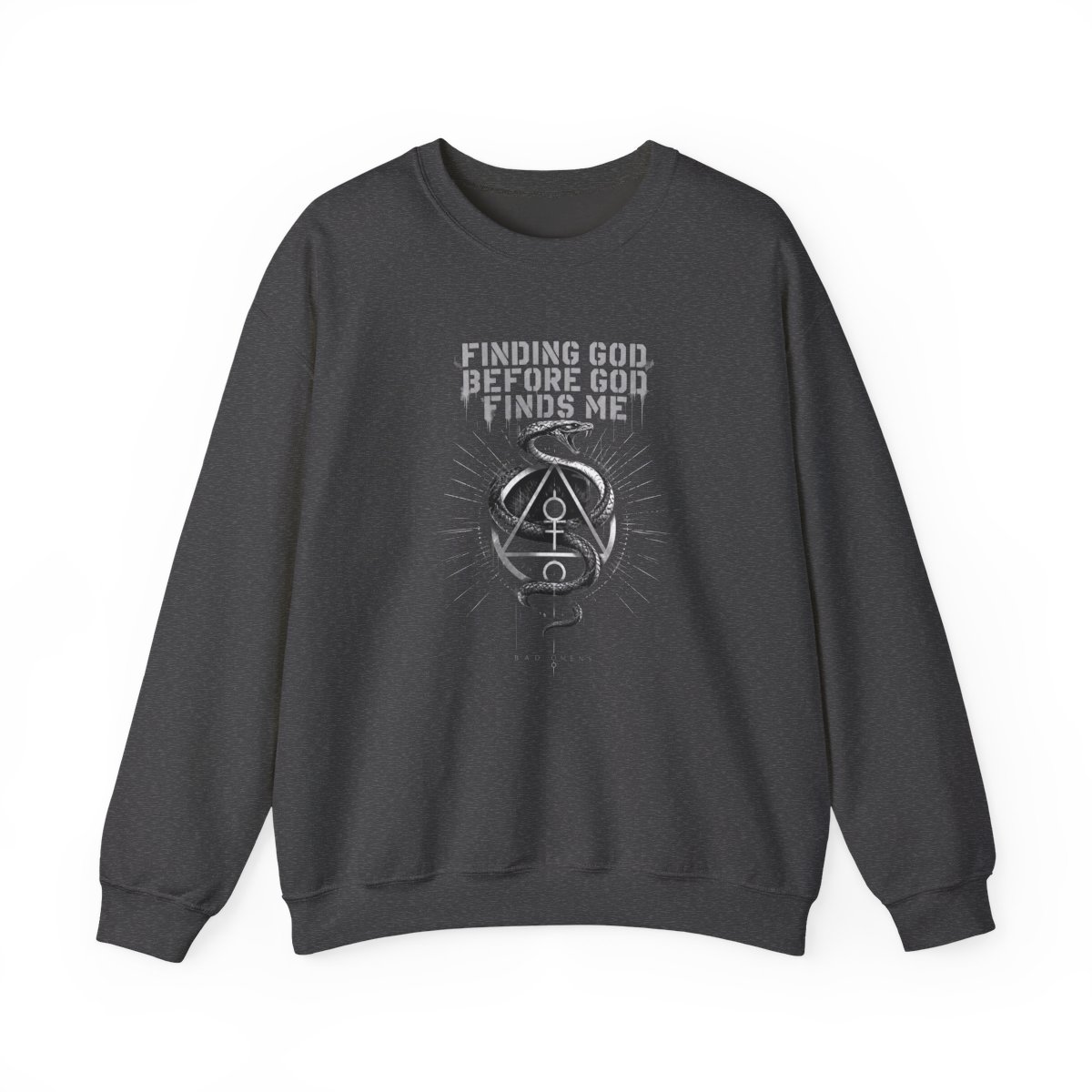 Bad Omens "FINDING GOD BEFORE GOD FINDS ME" Crewneck - alternate angle 2, merchandise
