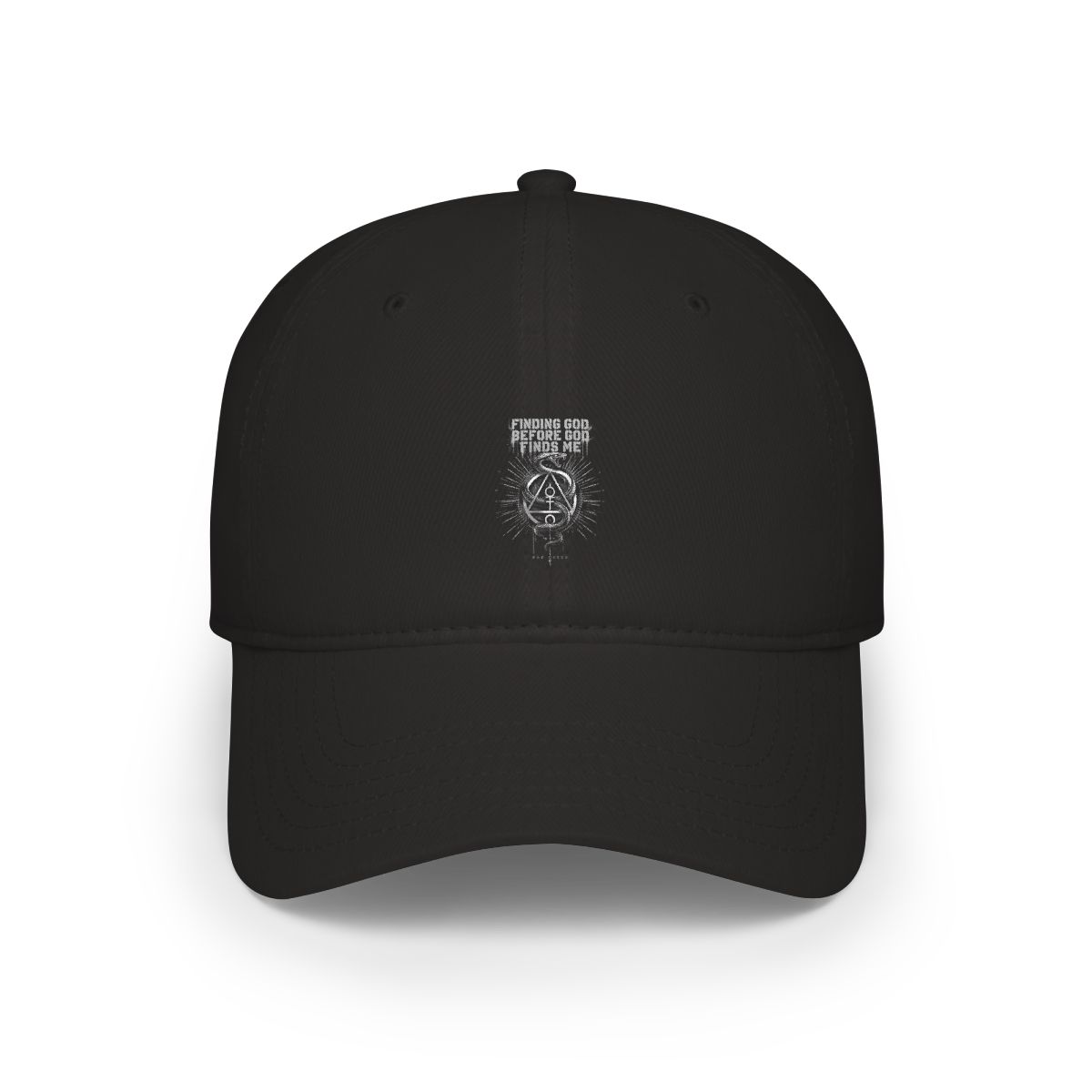 Bad Omens "FINDING GOD BEFORE GOD FINDS ME" Hat - alternate angle 2, merchandise