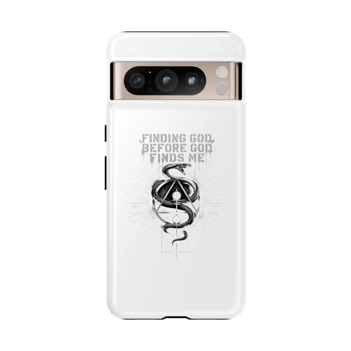 Bad Omens "FINDING GOD BEFORE GOD FINDS ME" Phone Case - alternate angle 1, merchandise