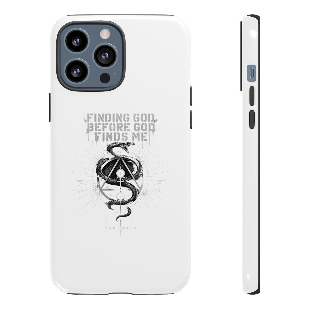 Bad Omens "FINDING GOD BEFORE GOD FINDS ME" Phone Case - alternate angle 4, merchandise
