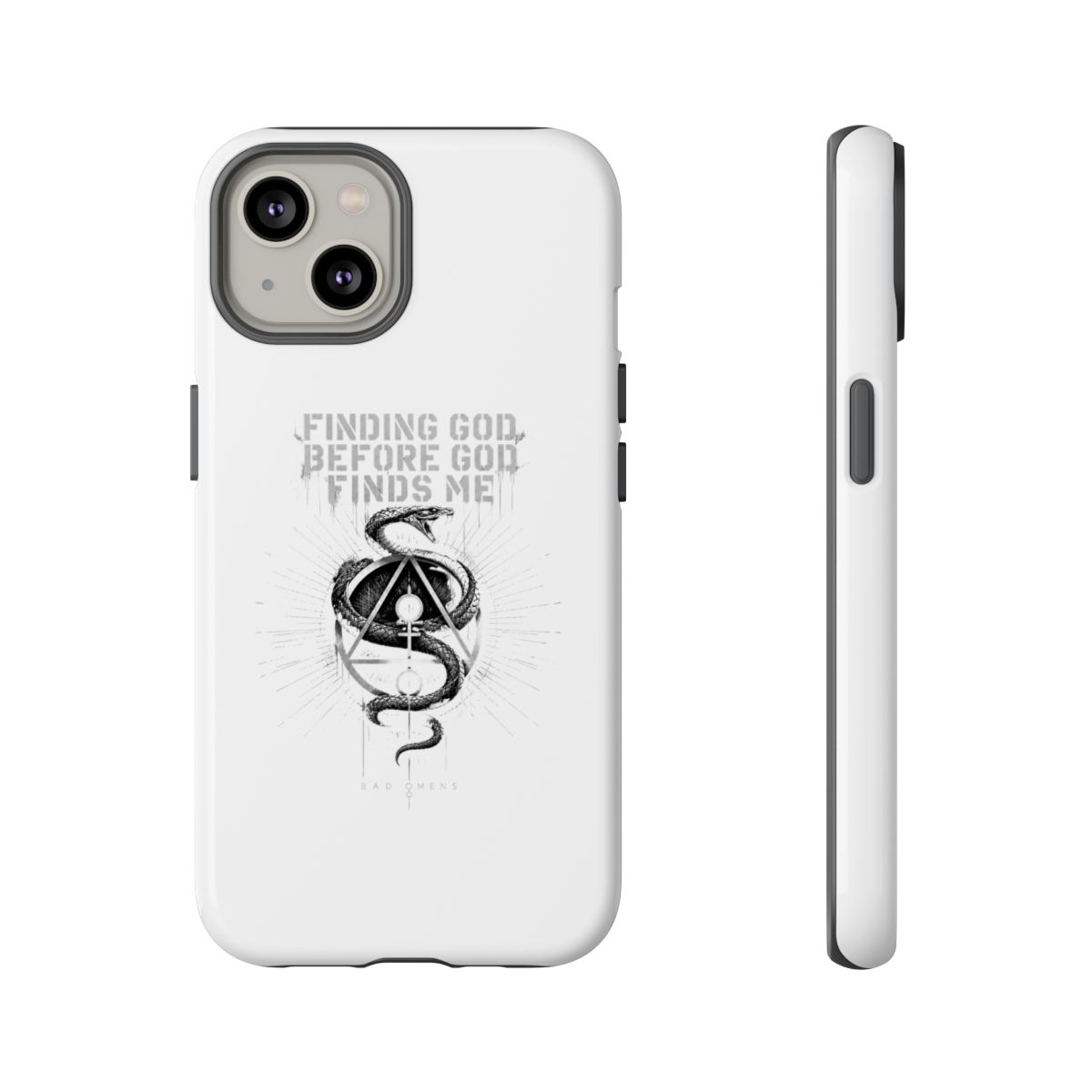 Bad Omens "FINDING GOD BEFORE GOD FINDS ME" Phone Case - alternate angle 5, merchandise
