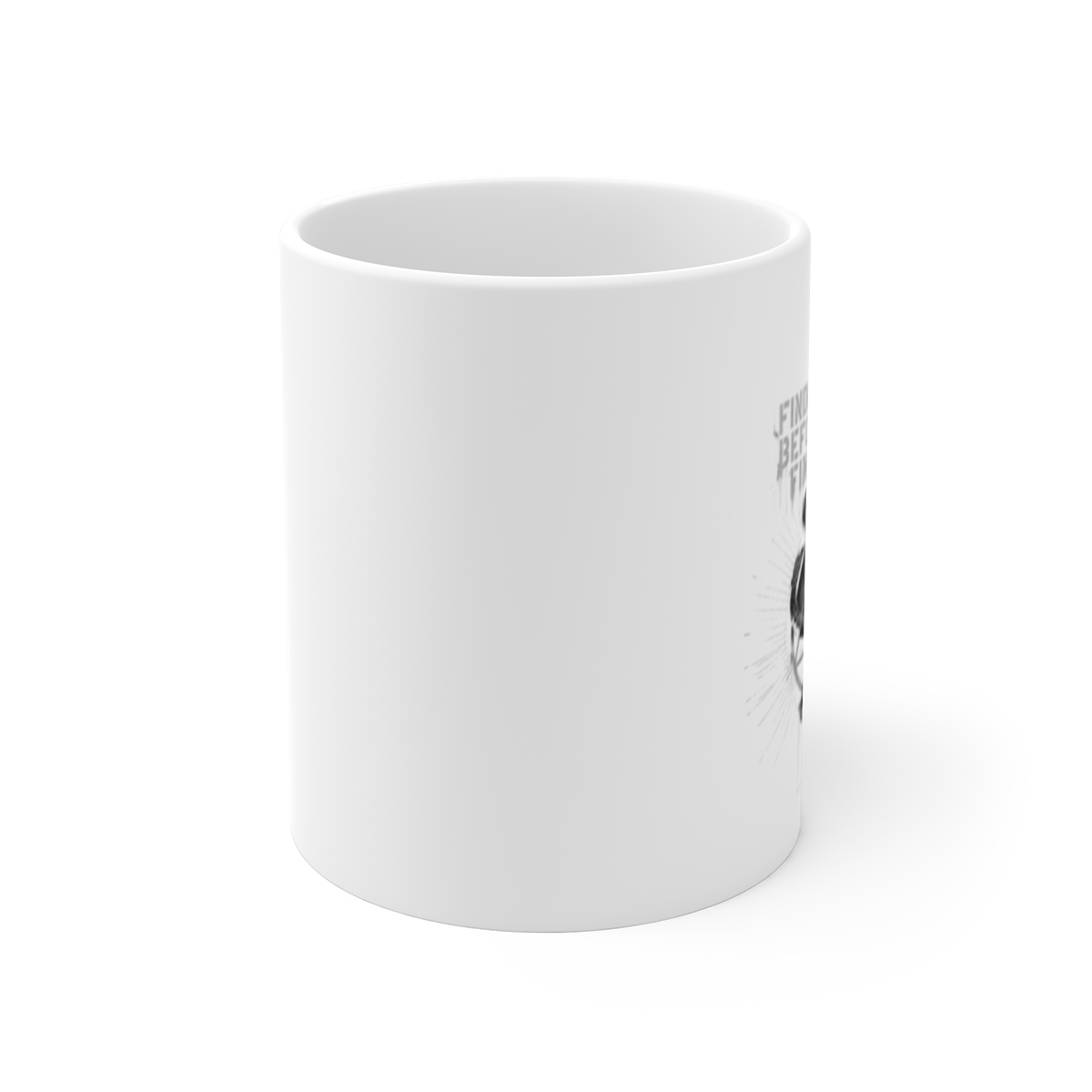Bad Omens "FINDING GOD BEFORE GOD FINDS ME" White Mug - alternate angle 1, merchandise