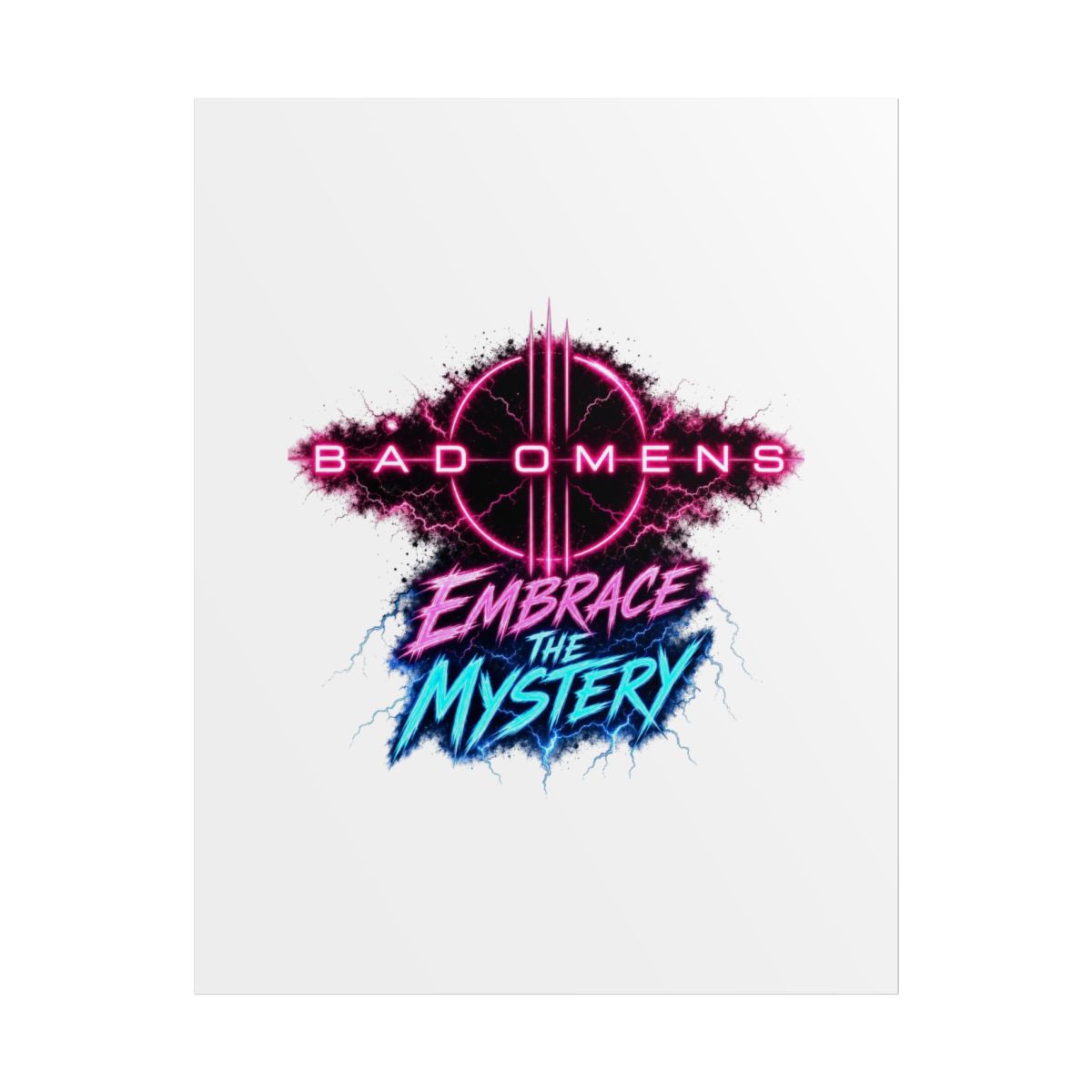 Bad Omens "Embrace the Mystery" Poster - alternate angle 1, merchandise