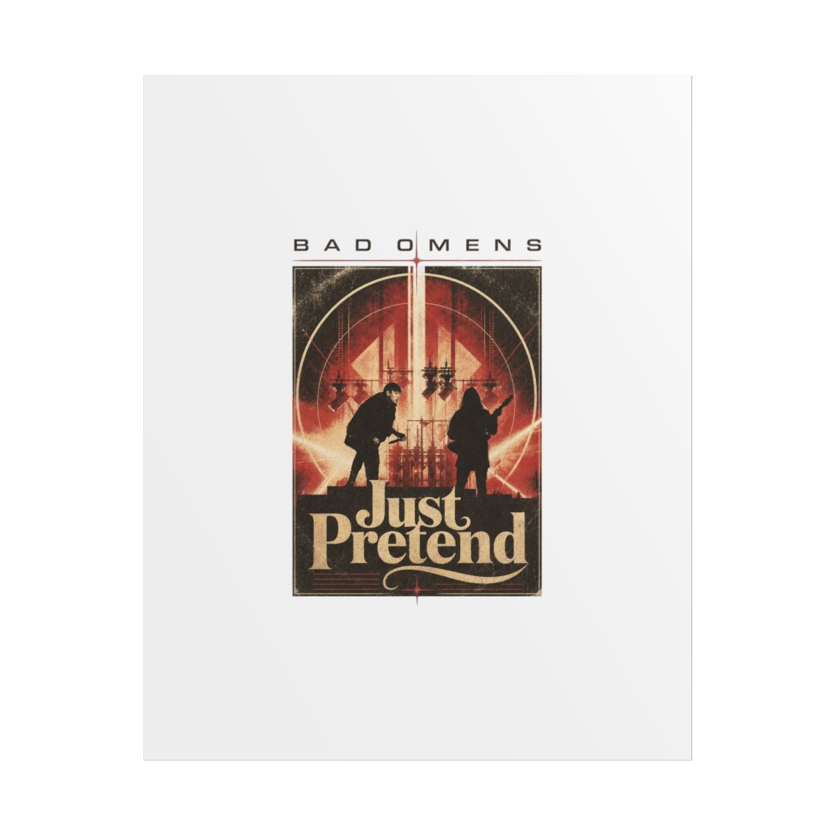 Bad Omens "Just Pretend" Poster - Official Posters & Wall Art merchandise