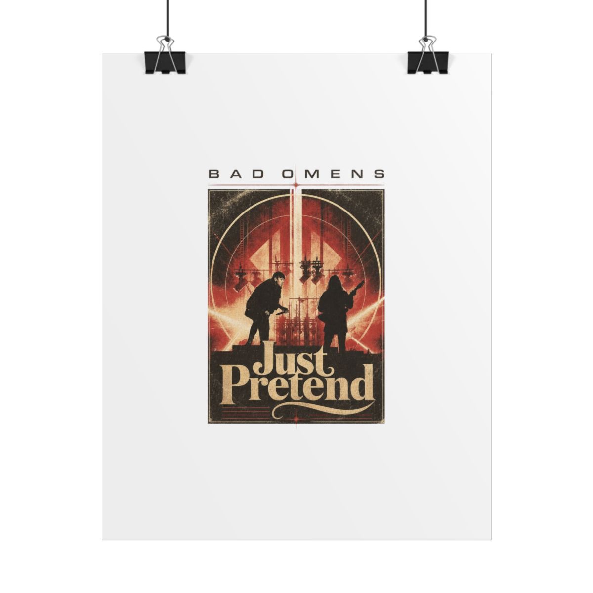 Bad Omens "Just Pretend" Poster
