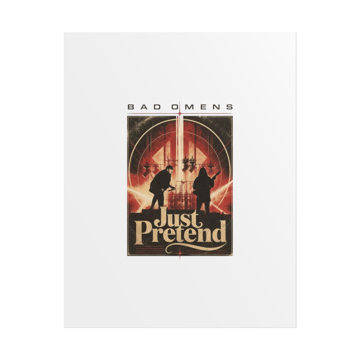 Bad Omens "Just Pretend" Poster - alternate angle 1, merchandise