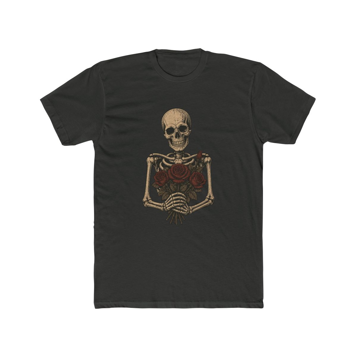 Bad Omens Skeletons Holding Roses Relaxed Fit Girls T Shirt - alternate angle 5, merchandise