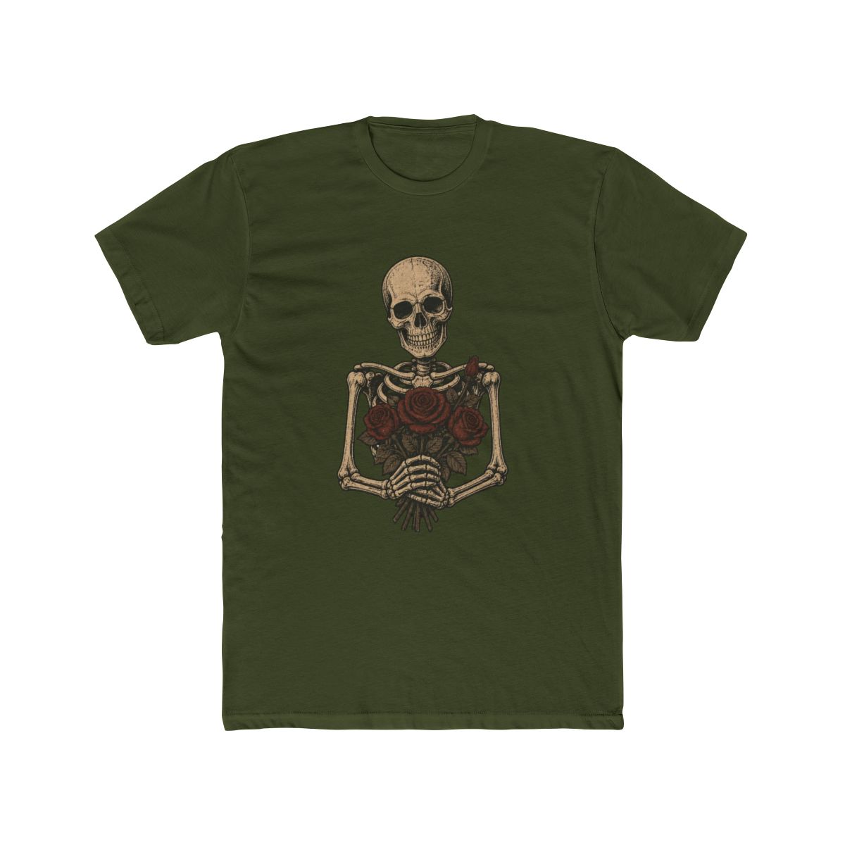 Bad Omens Skeletons Holding Roses Relaxed Fit Girls T Shirt - alternate angle 4, merchandise