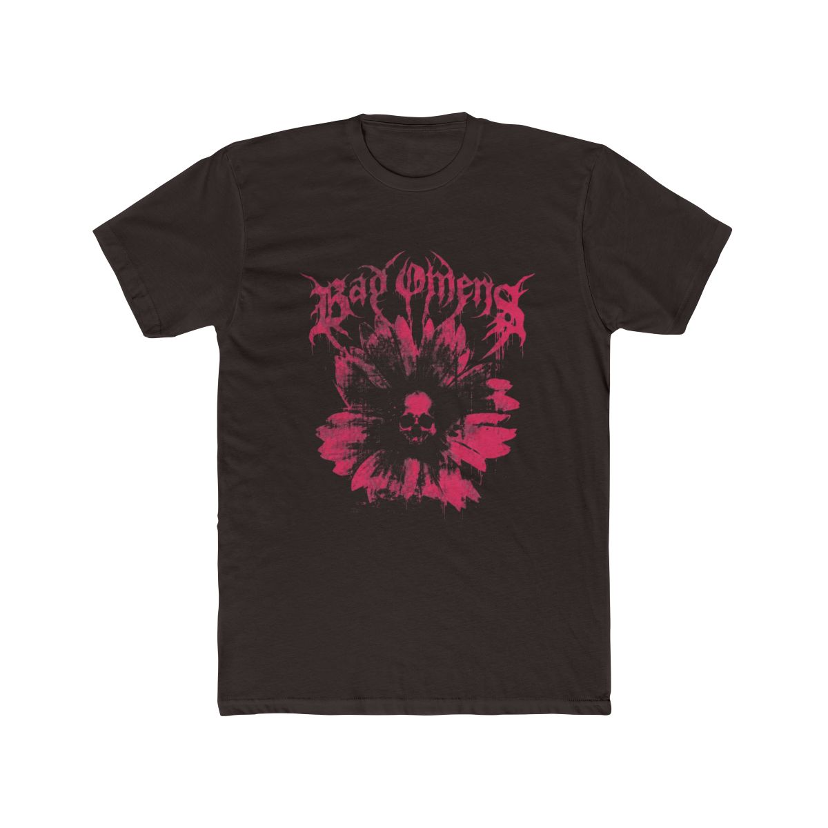 Bad Omens Skull Flower T Shirt - alternate angle 2, merchandise