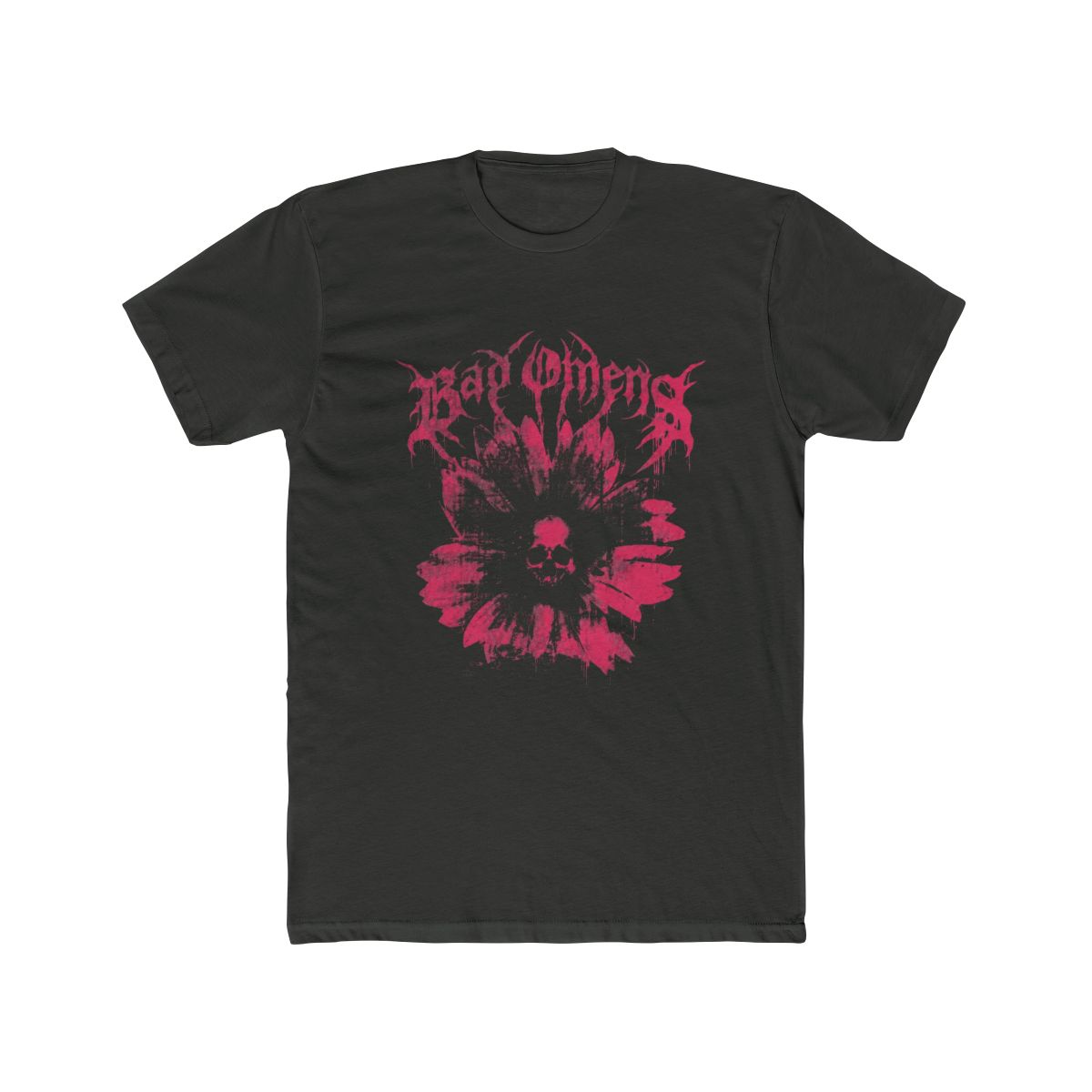 Bad Omens Skull Flower T Shirt - alternate angle 5, merchandise