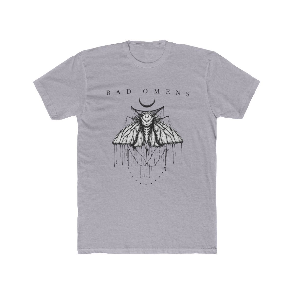 Bad Omens Moth Boyfriend Fit Girls T Shirt - alternate angle 3, merchandise