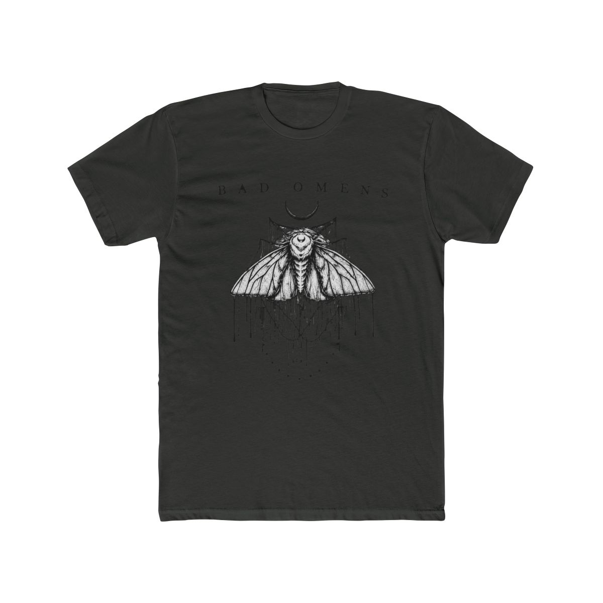 Bad Omens Moth Boyfriend Fit Girls T Shirt - alternate angle 5, merchandise
