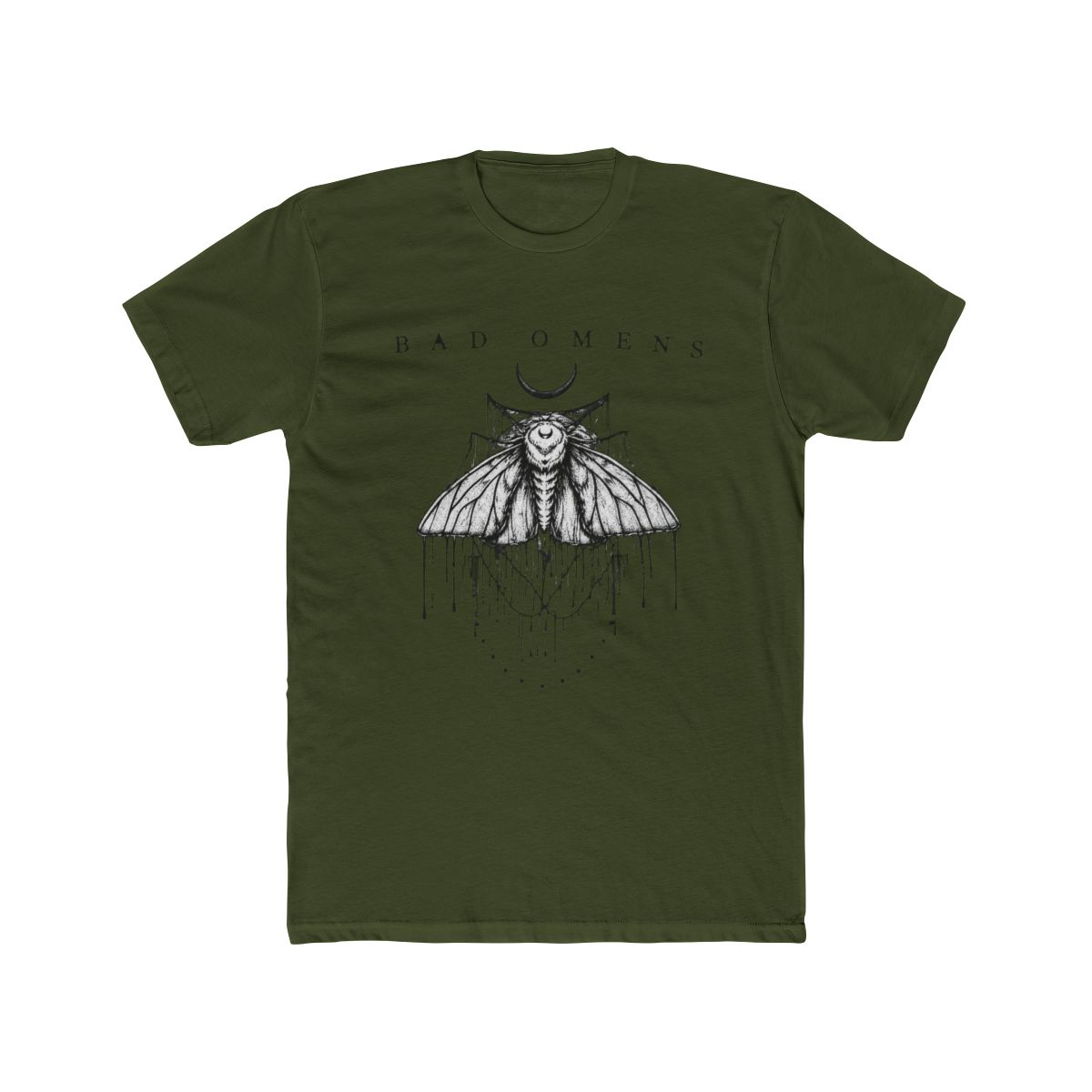 Bad Omens Moth Boyfriend Fit Girls T Shirt - alternate angle 4, merchandise