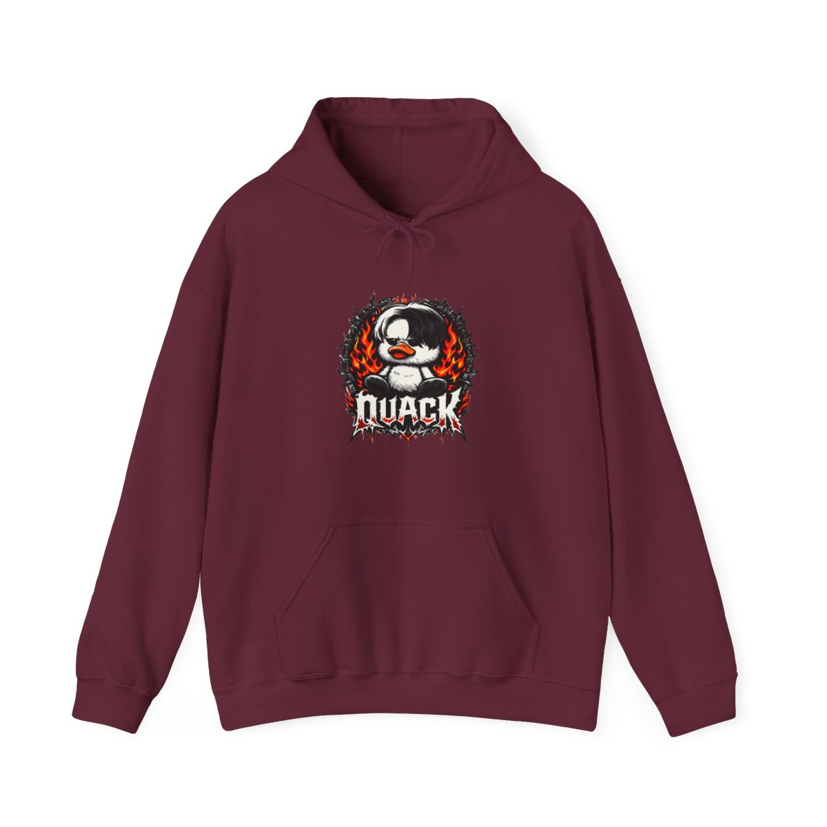Bad Omens Band, Do You Feel Love 2026 Tour, Bad Omens Love 2026 Tour, Heavy Metal Duck, Omens Duck Noah, Noah Sebastian Duck Hoodie - alternate angle 3, merchandise