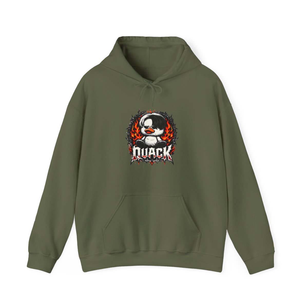 Bad Omens Band, Do You Feel Love 2026 Tour, Bad Omens Love 2026 Tour, Heavy Metal Duck, Omens Duck Noah, Noah Sebastian Duck Hoodie - alternate angle 4, merchandise
