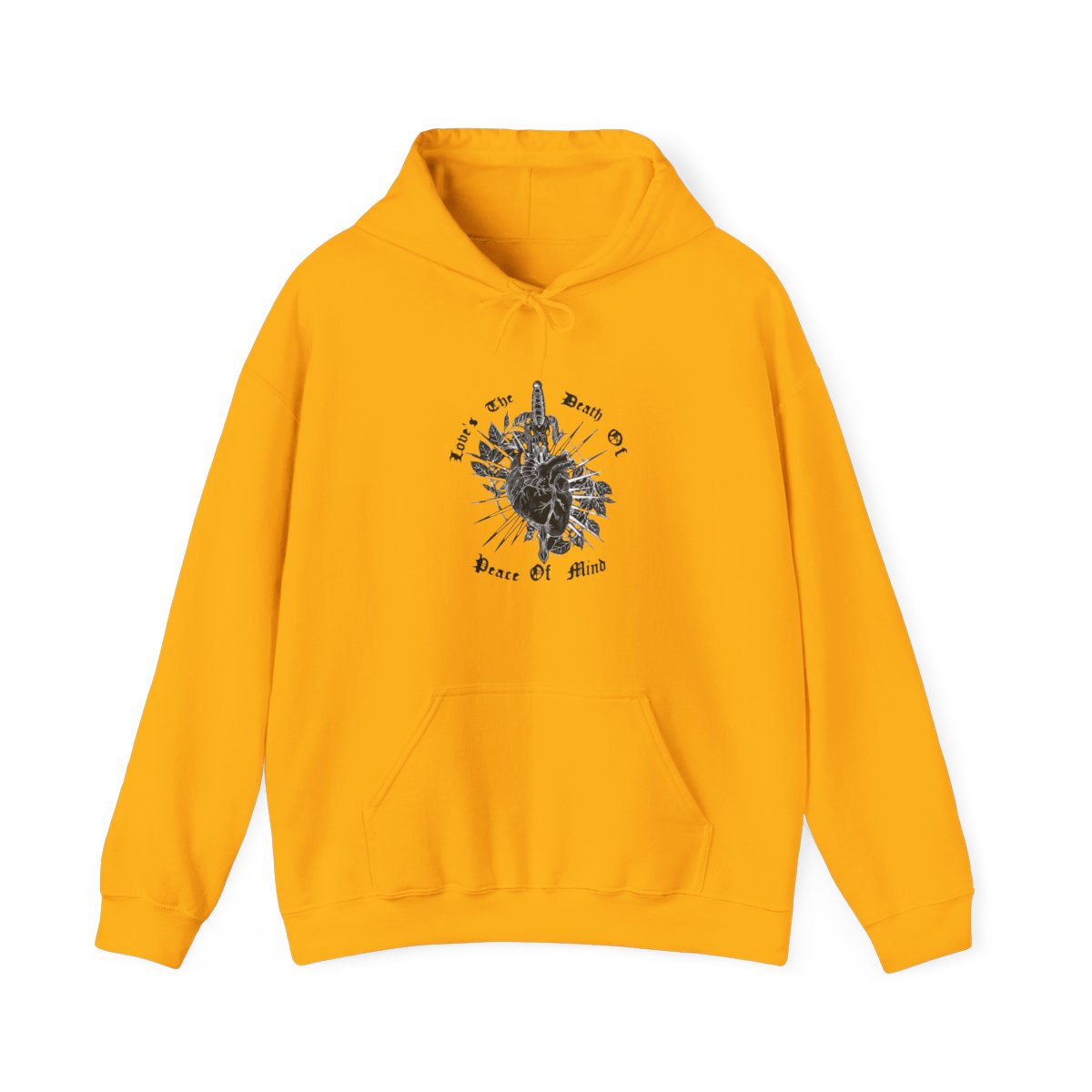 BAD_0MENS Love Is the Death of Peace of Mind Hoodie | Bad Omens - alternate angle 2, merchandise