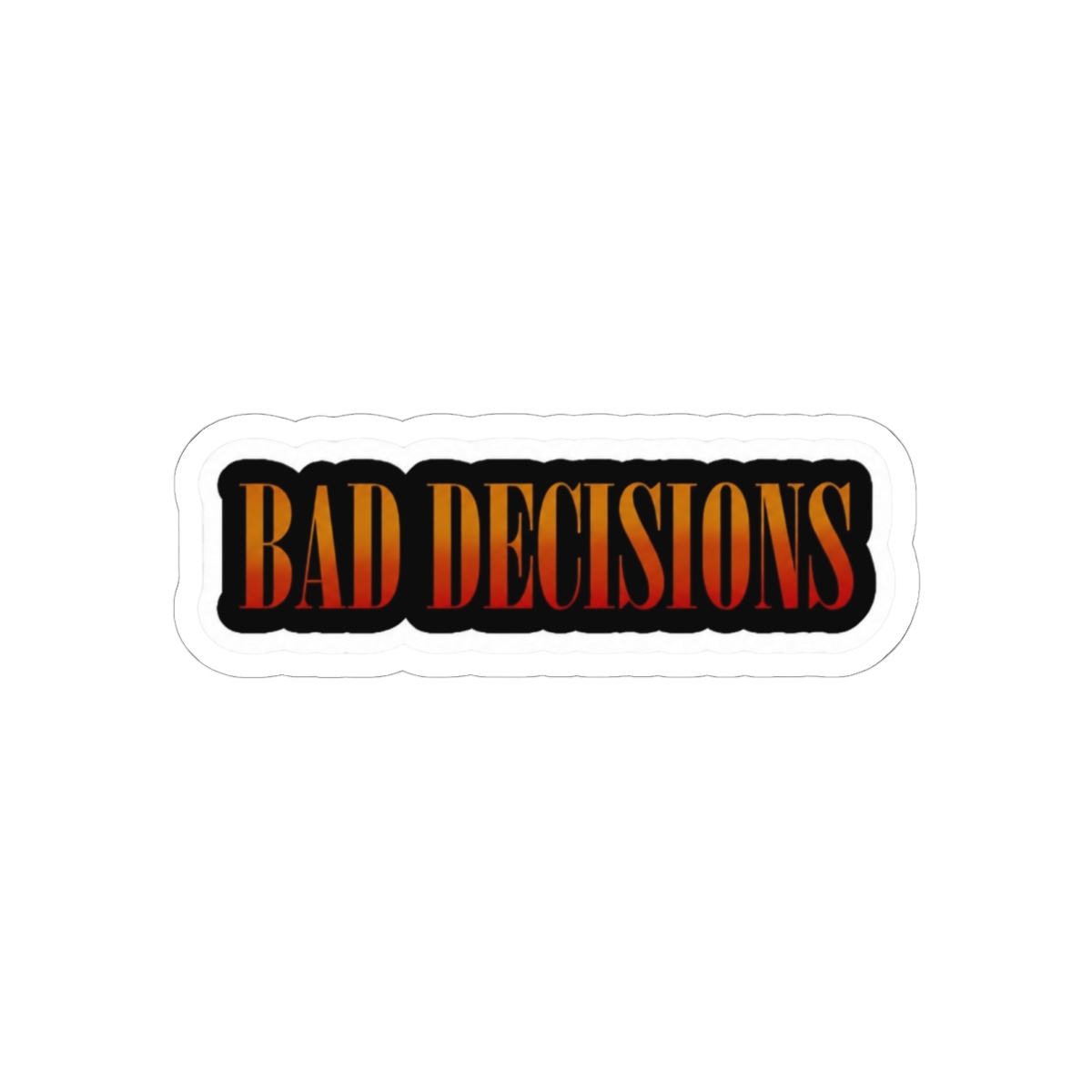 Bad Decisions Sticker | Bad Omens - alternate angle 2, merchandise