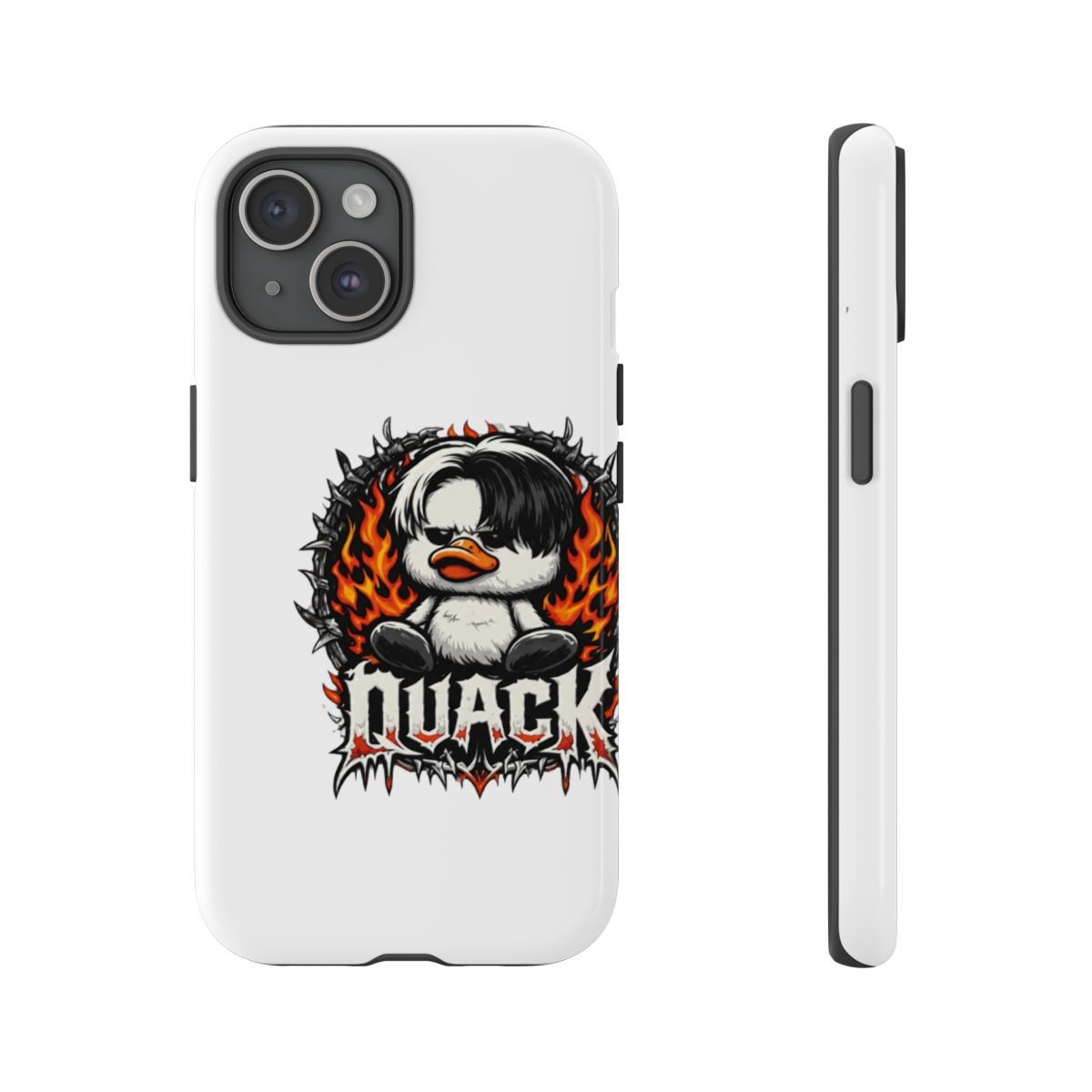 Bad Omens Band, Do You Feel Love 2026 Tour, Bad Omens Love 2026 Tour, Heavy Metal Duck, Omens Duck Noah, Noah Sebastian Duck Phone Case - alternate angle 1, merchandise