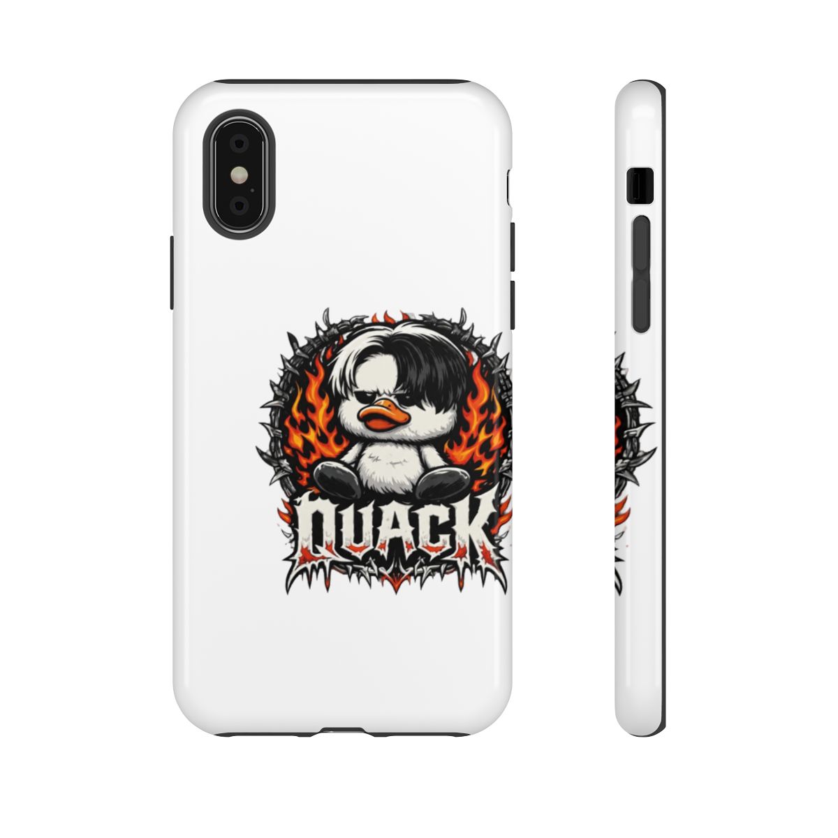 Bad Omens Band, Do You Feel Love 2026 Tour, Bad Omens Love 2026 Tour, Heavy Metal Duck, Omens Duck Noah, Noah Sebastian Duck Phone Case - alternate angle 4, merchandise