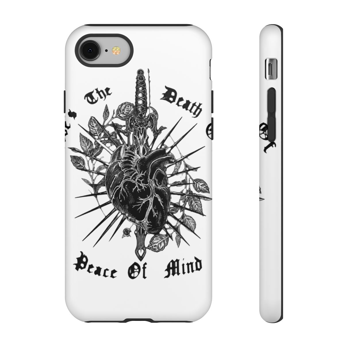 BAD_0MENS Love Is the Death of Peace of Mind Phone Case | Bad Omens - alternate angle 1, merchandise