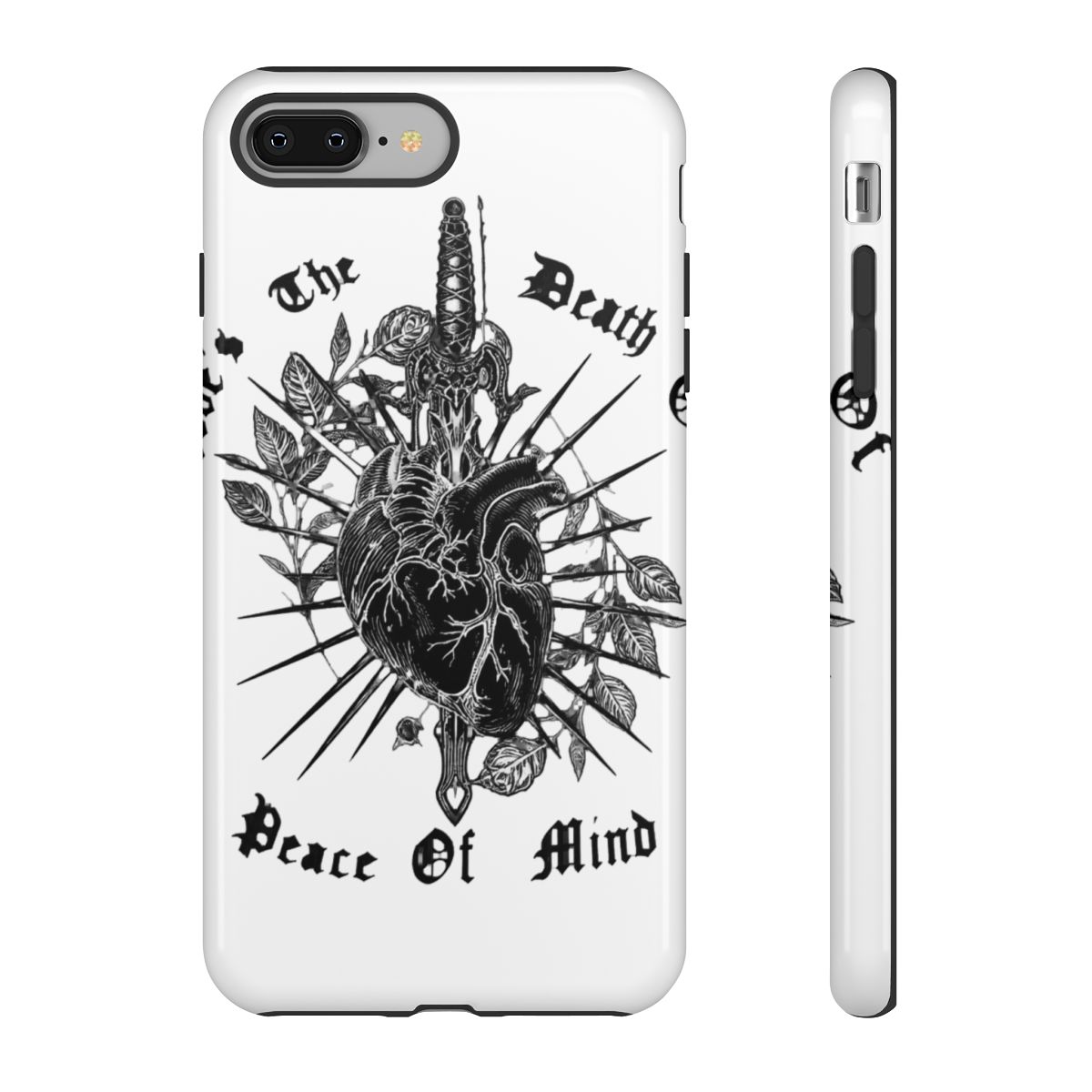 BAD_0MENS Love Is the Death of Peace of Mind Phone Case | Bad Omens - alternate angle 2, merchandise