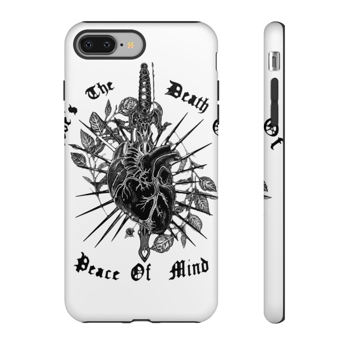 BAD_0MENS Love Is the Death of Peace of Mind Phone Case | Bad Omens - alternate angle 3, merchandise