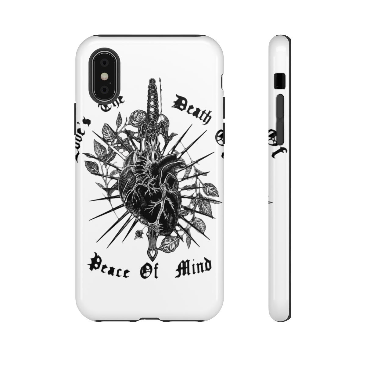 BAD_0MENS Love Is the Death of Peace of Mind Phone Case | Bad Omens - alternate angle 4, merchandise