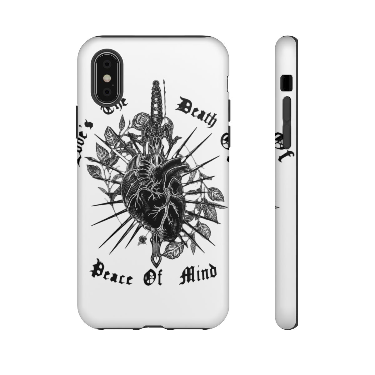 BAD_0MENS Love Is the Death of Peace of Mind Phone Case | Bad Omens - alternate angle 5, merchandise