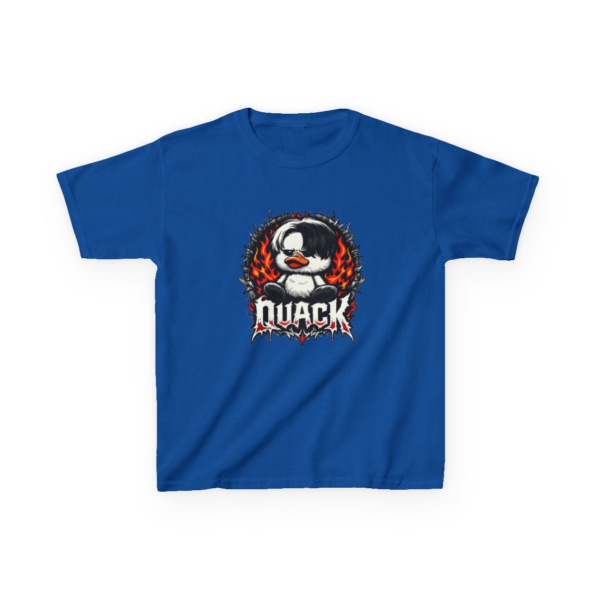 Bad Omens Band, Do You Feel Love 2026 Tour, Bad Omens Love 2026 Tour, Heavy Metal Duck, Omens Duck Noah, Noah Sebastian Duck Kids T-Shirt - alternate angle 2, merchandise