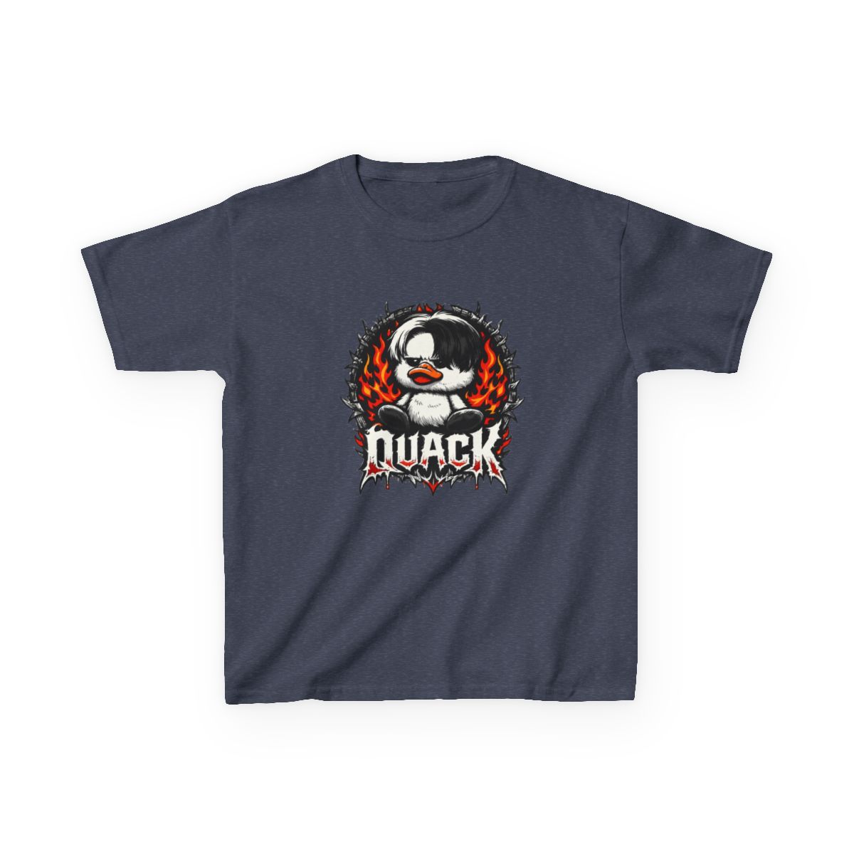 Bad Omens Band, Do You Feel Love 2026 Tour, Bad Omens Love 2026 Tour, Heavy Metal Duck, Omens Duck Noah, Noah Sebastian Duck Kids T-Shirt - alternate angle 5, merchandise