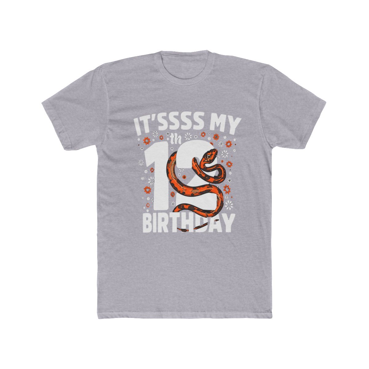 12 Year Old Snake 12th Birthday Party Boa Python R T Shirt | Bad Omens - alternate angle 3, merchandise
